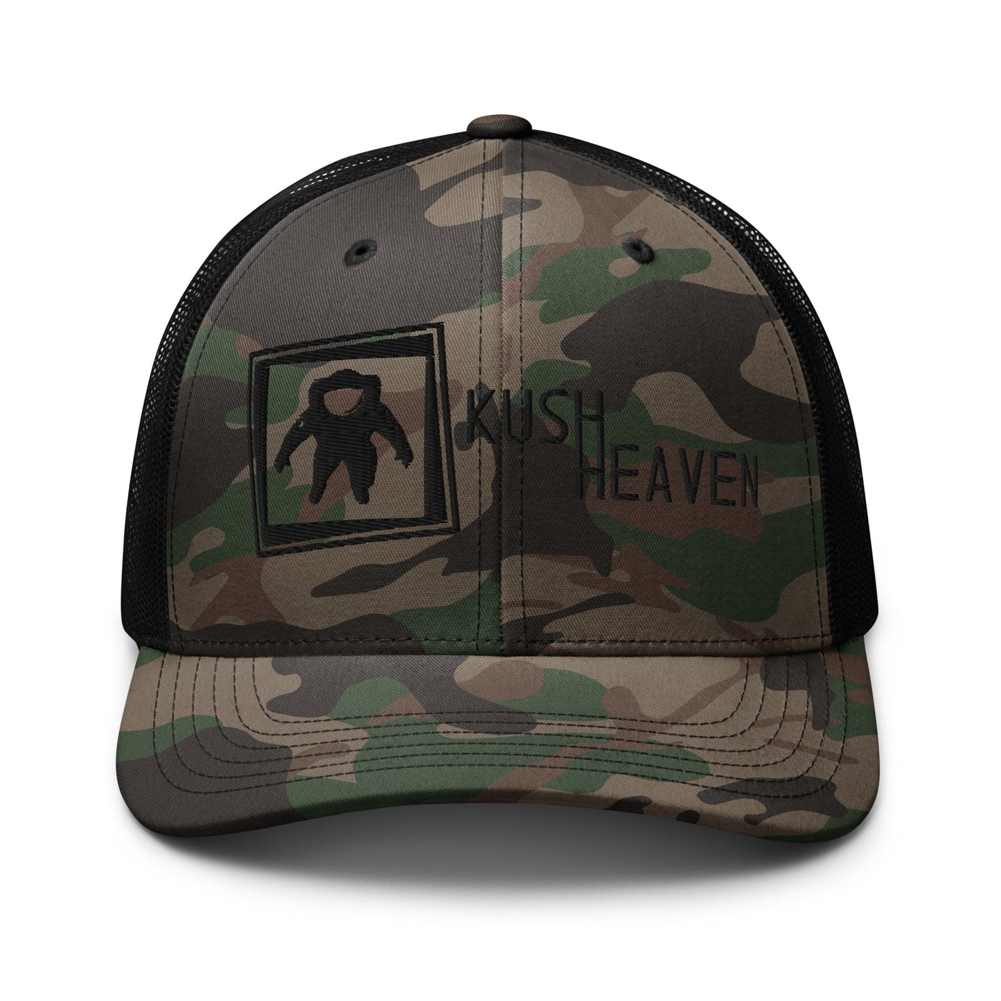 Camouflage trucker hat