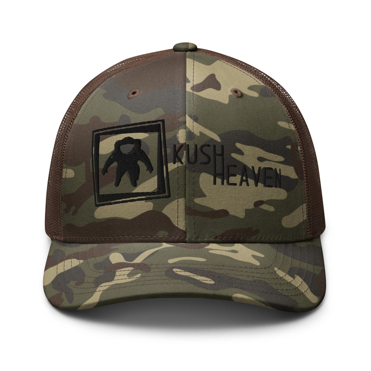 Camouflage trucker hat