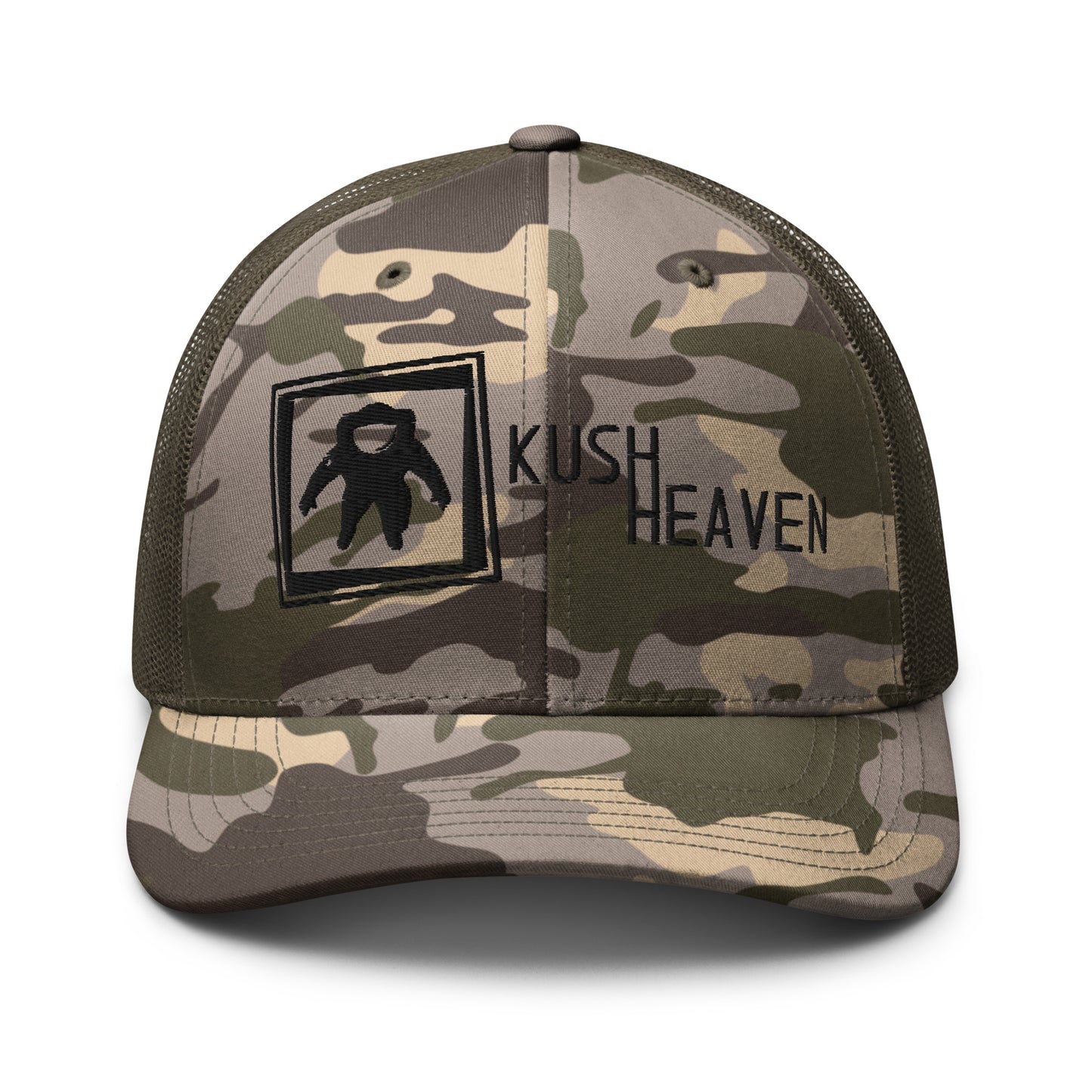 Camouflage trucker hat