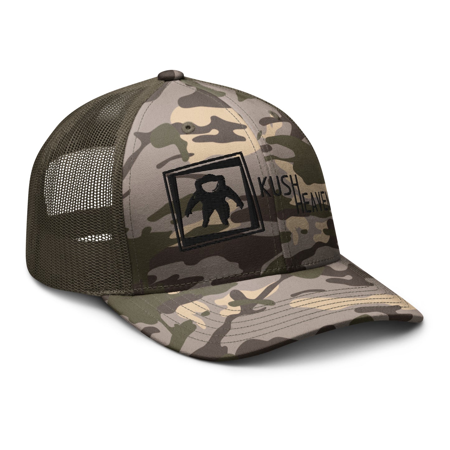 Camouflage trucker hat